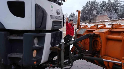 Şehitkamil'de Karla Mücadele Çalışmaları