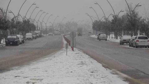 Malatya'da Kar Yağışı Nedeniyle İdari İzin Verildi