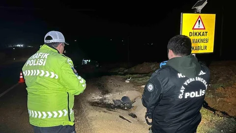 Uşak’ta Takla Atan Araçta 1 Ölü, 3 Yaralı