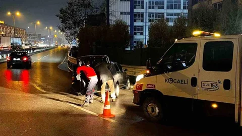 Kocaeli'de Trafik Kazasına Müdahale Edildi
