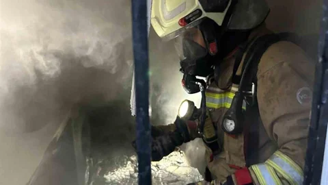 İskenderun'da Ev Yangını