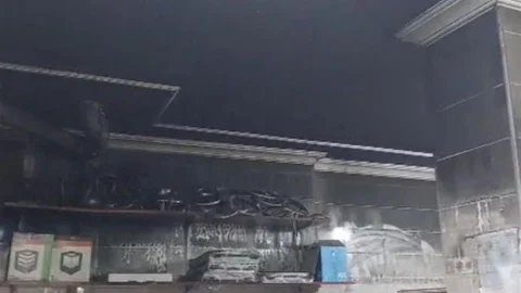 Osmaniye'de Elektrikçi Dükkanında Yangın Çıktı