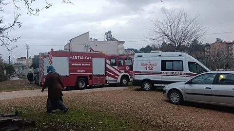 Antalya'da Bacadan Yangın Çıktı