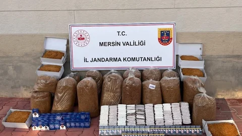 Mersin'de 13 Bin 500 Kaçak Makaron Ele Geçirildi