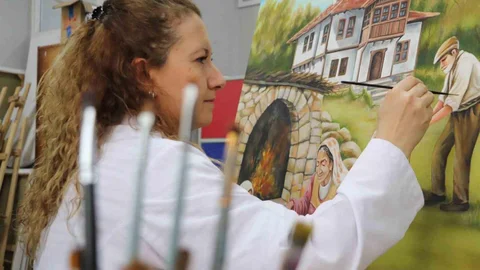 Türk Aile Yapısı Yağlı Boya Tablolarla Ölümsüzleşiyor