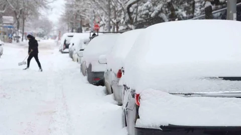 Elazığ'da Kar Kalınlığı 20 Santimetreye Ulaştı