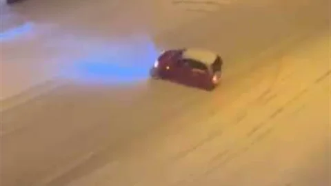 Diyarbakır'da Tehlikeli Drift Anları