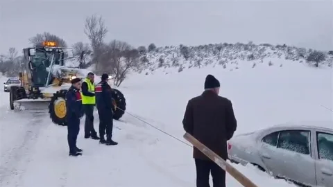 Yozgat'ta Karla Mücadele Devam Ediyor