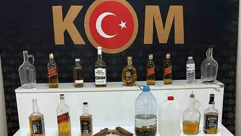 Kırşehir'de Kaçak Alkol Operasyonu