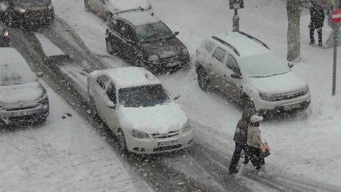 Kars'ta Yoğun Kış Koşulları