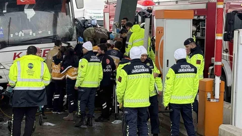 Silivri Otoyolunda Feci Kaza