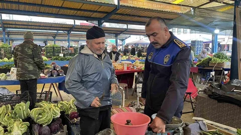 Zabıta Ekiplerinden Tartı Denetimi
