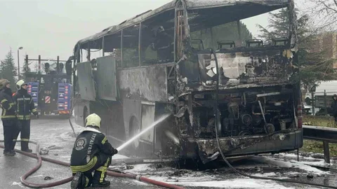 Yolcu Otobüsünde Yangın Tehlikesi Kocaeli'de Önlenildi