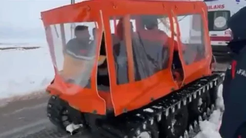 Gaziantep'te Hamile Kadın Kurtarıldı