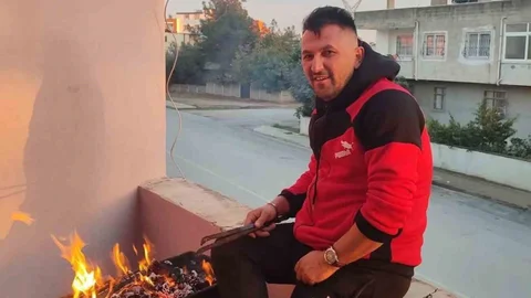 Mersin Tarsus'ta Traktör Devrildi