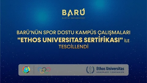 Bartın Üniversitesi'nde Spor Dostu Kampüs Tescillendi