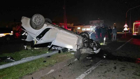 Hatay'da Otomobil Takla Attı, Bebek Hayatını Kaybetti