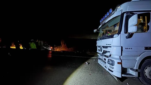 Bursa Otoyolunda Köpekler Nedeniyle Kaza