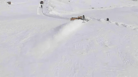 Aydınlar'da Kar Hayatı Olumsuz Etkiledi