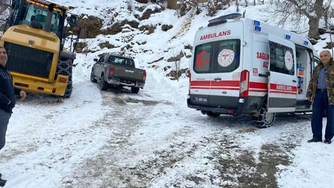 Sason'da Kış Şartlarında Zorlu Kurtarma Operasyonu