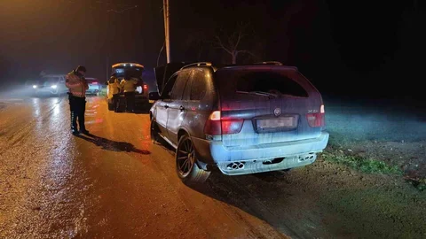 Alkollü Sürücü İnegöl'de Kaza Yaptı