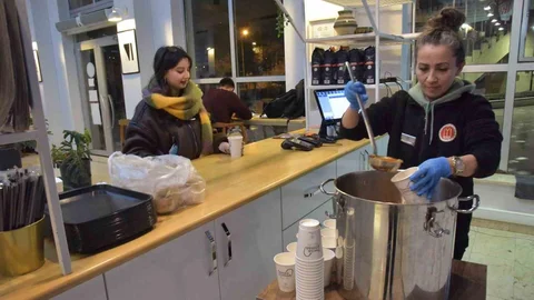 Bilecik'te Öğrencilere Çorba Desteği