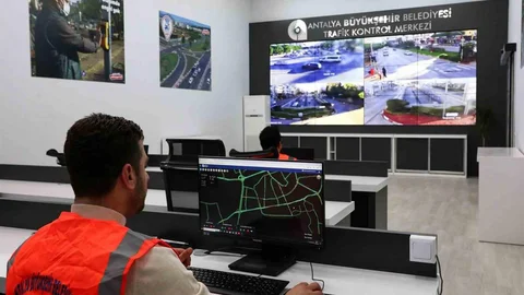 Antalya Trafiği 7/24 İzleniyor
