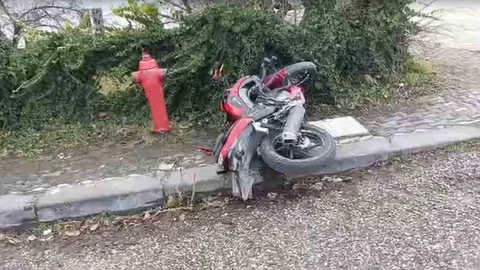 Ankara'da Motosiklet Kazası Meydana Geldi