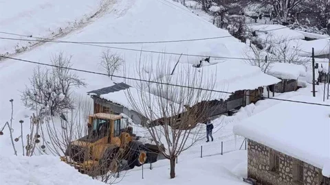 Tunceli'de Karla Mücadele Devam Ediyor