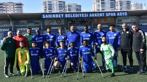 Şahinbey Ampute Futbol Takımı Galibiyetle Devam Ediyor