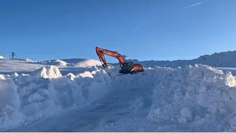 Şırnak'ta Karla Mücadele Devam Ediyor