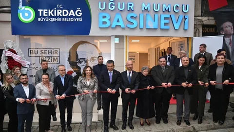 Tekirdağ'da Uğur Mumcu Basınevi Açıldı