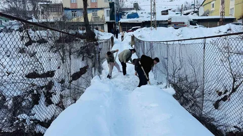 Şırnak'ta Tahta Köprüde Kar Nöbeti Tutuluyor
