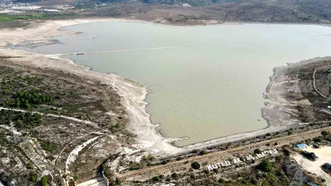 Kutlu Aktaş Barajı'nda Su Seviyesi Artış Gösterdi