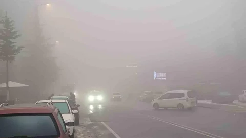 Kayseri'de Görüş Mesafesi Düşüyor
