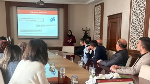 Bayburt'ta Kadına Yönelik Şiddet Eğitimi Devam Ediyor