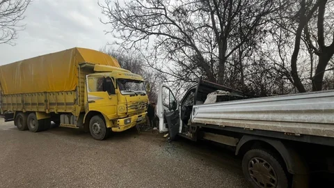 Bilecik'te Islak Yol Kazası