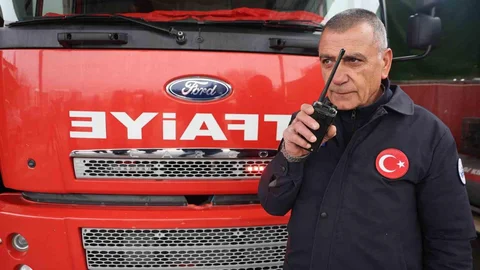 Elazığ'da İtfaiye Çavuşu Emekli Oldu