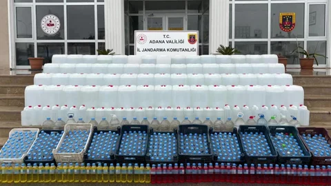 Adana'da Sahte Alkol Operasyonu
