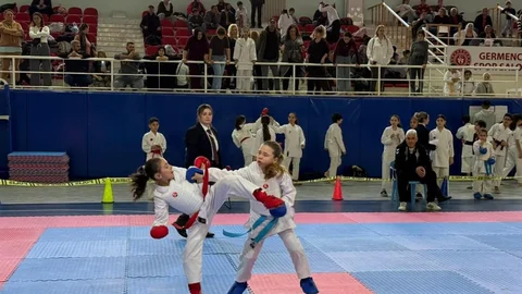 Germencik'te Minik Karateciler Yarıştı