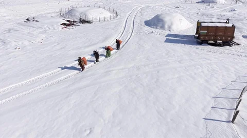 Mazıdağı'nda Kadınların Kış Mücadelesi