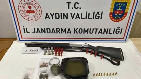 Aydın'da Uyuşturucu ve Silah Operasyonu