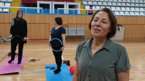 Kadınlar Kırşehir'de Spor Yapıyor