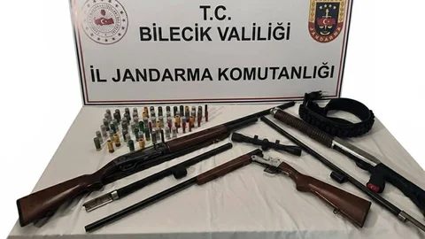 Bilecik'te Ruhsatsız Av Tüfeklerine Ceza Kesildi
