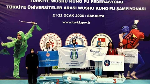 Sakarya'da Wushu Türkiye Şampiyonu Oldu
