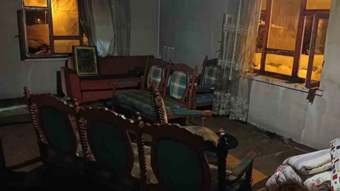 Van'da Ev Yangını Çıktı