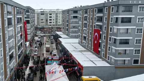 Halk Pazarı Aşkale'de Açıldı