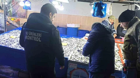 Kırklareli'nde Su Ürünleri Denetimi Yapıldı