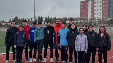 Bilecik'te Atletizm Antrenmanları Devam Ediyor