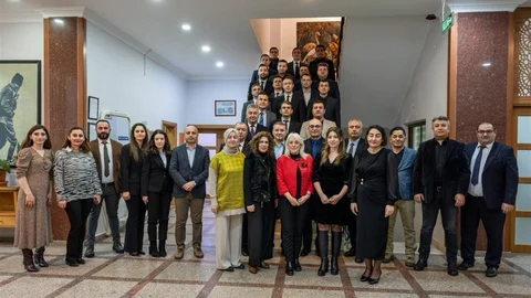 Bilecik'te Emniyet Müdürü'ne Veda Yemeği